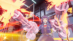 画像ギャラリー No.041のサムネイル画像 / 改造人間「マシンガール」と巨大ブラック企業の戦いを描くアクションSTG「ゼンシンマシンガール」，10月23日に発売