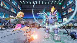 画像ギャラリー No.048のサムネイル画像 / 改造人間「マシンガール」と巨大ブラック企業の戦いを描くアクションSTG「ゼンシンマシンガール」，10月23日に発売