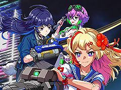 改造人間「マシンガール」と巨大ブラック企業の戦いを描くアクションSTG「ゼンシンマシンガール」，10月23日に発売