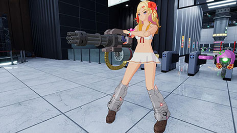 画像ギャラリー No.024のサムネイル画像 / 全身を武装化した機械少女がブラック企業にカチコミをかける「ゼンシンマシンガール」本日リリース。新たなDLC情報も公開に
