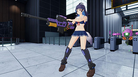 画像ギャラリー No.027のサムネイル画像 / 全身を武装化した機械少女がブラック企業にカチコミをかける「ゼンシンマシンガール」本日リリース。新たなDLC情報も公開に