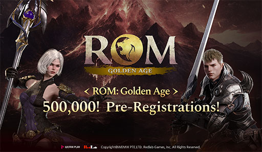画像ギャラリー No.001のサムネイル画像 / ブロックチェーンMMORPG「ROM: Golden Age」，事前登録者数が50万人を突破。2025年8月にグローバルローンチを予定
