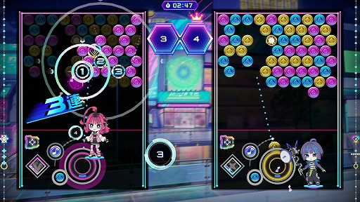 画像ギャラリー No.004のサムネイル画像 / リズミカルパズルゲーム「QQQbeats!!!」,Ver.1.4.0を本日リリース。「Destr0yer」「Sound Chimera」などを含む全4曲を無料追加