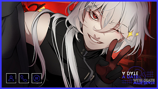 画像ギャラリー No.001のサムネイル画像 / 死神を名乗る男の魅力に抗いながら，魂をかけたやり取りをする無料のチャット型恋愛ノベル「A Date with Death」，日本語化決定