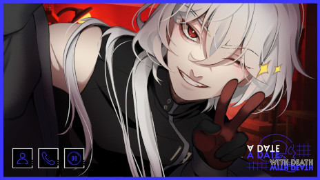 画像ギャラリー No.006のサムネイル画像 / チャット型恋愛シム「A Date with Death」，日本語対応アップデートをSteamでリリース。魂を奪いに来た死神と，奇妙な一週間を過ごそう