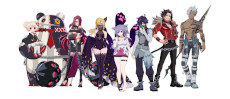 画像ギャラリー No.005のサムネイル画像 / 3人チームの奪い合いアクションバトル「アウトランカーズ」，スマホ向けにリリース。小室哲哉氏が書き下ろした楽曲「風に舞う戦士」のMVも公開中