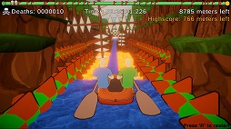 画像ギャラリー No.001のサムネイル画像 / 中毒性の高いボート漕ぎアクションゲーム「パドルパドルパドる」，7月25日にSteamでリリース。溶岩ルートなどを楽しめる体験版も配信中