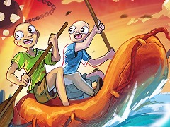 中毒性の高いボート漕ぎアクションゲーム「パドルパドルパドる」，7月25日にSteamでリリース。溶岩ルートなどを楽しめる体験版も配信中