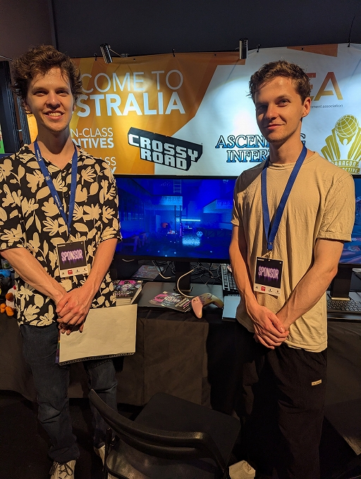 画像ギャラリー No.002のサムネイル画像 / BitSummitで見つけた気になるゲーム「Ascending Inferno」を紹介。サッカーボールを蹴って地獄から抜け出せ！［BitSummit］