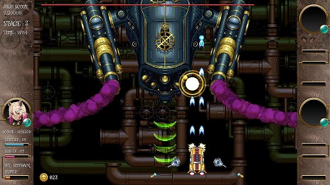 画像ギャラリー No.018のサムネイル画像 / ツインビーのShuzilow.HA氏をはじめ多数のクリエイターが参加。新作縦型STG「バウンティシスターズ」，Switch向けに12月18日リリース