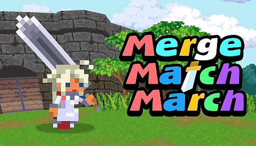 画像ギャラリー No.001のサムネイル画像 / マージパズルとバトルが融合したRPG「Merge Match March」,PC版が10月23日にSteamでリリース。体験版を配信中
