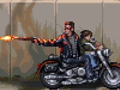 名作映画「ターミネーター2」を2Dドット横スクロールACTで再現。「Terminator 2D: NO FATE」，ゲーム概要を紹介するトレイラーを公開
