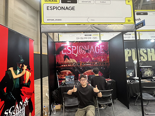 画像ギャラリー No.001のサムネイル画像 / 中国の若手開発者によるスパイアドベンチャー「Espionage」を紹介。第二次世界大戦中のヨーロッパを舞台に，男女スパイの物語を描く［BIC2025］
