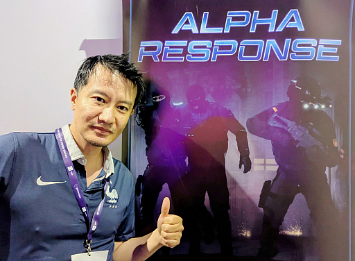 画像ギャラリー No.006のサムネイル画像 / カウンターストライクの父，Goosemanに会う。「Alpha Response」は“タイムクライシス”に着想を得たスピードが持ち味［gamescom］