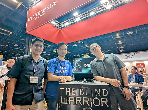 画像ギャラリー No.007のサムネイル画像 / 「The Blind Warrior」は，インドネシア生まれの“ツシマ”か“ウーコン”か？　現地のヒーロー“幽霊の洞窟の盲人”を描く［gamescom］