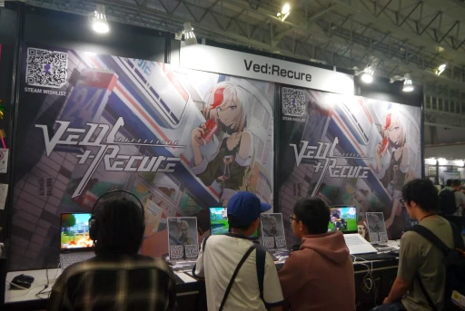 画像ギャラリー No.001のサムネイル画像 / スタイリッシュローグライトクション「Ved:Recure」を会場でプレイ。発動条件をカスタマイズするBUFFシステムに注目だ［TGS2025］