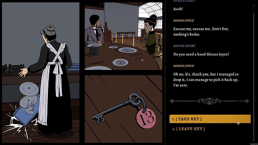 画像ギャラリー No.004のサムネイル画像 / 探偵ADV「The Séance of Blake Manor」配信開始。いくつもの謎を解き明かしながら，屋敷から失踪した富豪の娘の救出と事件の真相に迫る