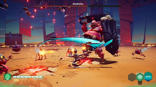 画像ギャラリー No.005のサムネイル画像 / ハック&スラッシュ型ローグライクACT「GODBREAKERS」,日本語対応で配信開始。宇宙の新たな神々となったAIデジタル種族の打倒を目指す