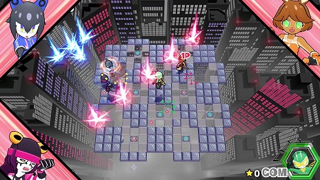 画像ギャラリー No.002のサムネイル画像 / 足場を切り離し，有利な陣地を作り上げる。陣取り対戦アクション「POGO Stadium」のNintendo Switch版が9月4日発売へ