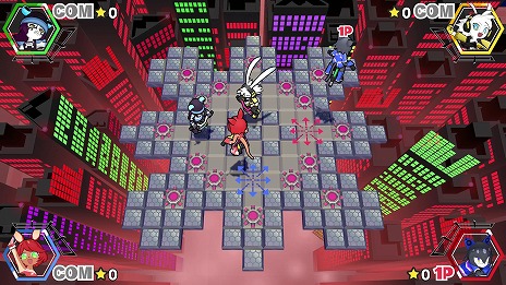 画像ギャラリー No.006のサムネイル画像 / 足場を切り離し，有利な陣地を作り上げる。陣取り対戦アクション「POGO Stadium」のNintendo Switch版が9月4日発売へ