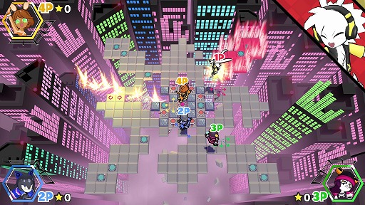 画像ギャラリー No.011のサムネイル画像 / 足場を切り離し，有利な陣地を作り上げる。陣取り対戦アクション「POGO Stadium」のNintendo Switch版が9月4日発売へ