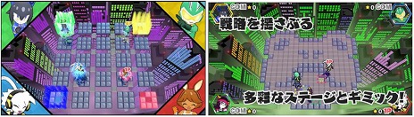 画像ギャラリー No.006のサムネイル画像 / ピョンピョン跳ねて敵の陣地を奪い取る，リズミック陣取りバトルゲーム「POGO Stadium」Switch版をリリース。最新トレイラーを公開