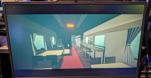 画像ギャラリー No.002のサムネイル画像 / Kazuhide Oka氏の新作「クワイエット急行909号室」はループもの。3D空間を探索して脱線事故を防ぐ，車窓の旅アドベンチャー［BitSummit］