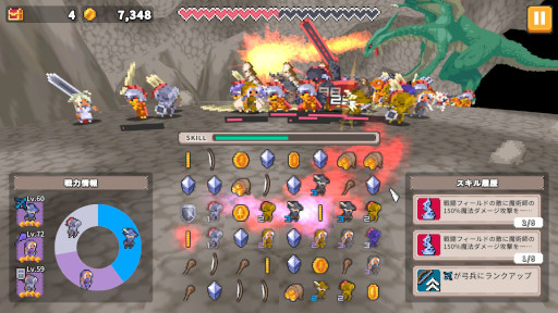 画像ギャラリー No.008のサムネイル画像 / マージパズルとバトルを融合したRPG「Merge Match March」，Switch版を10月23日に発売。軍師となって部隊を指揮し，王国に平和をもたらそう