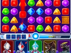 「ウルトラマン パズルシュワッチ!!」，正式サービスを開始。「ウルトラマン」シリーズ公式のスマホ向けマッチ3パズル