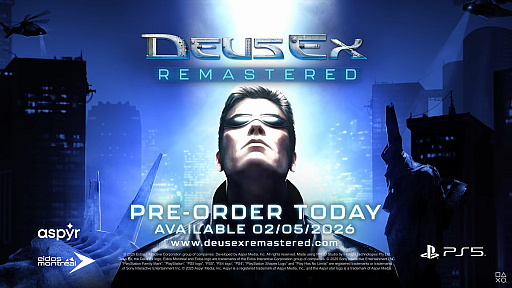 画像ギャラリー No.003のサムネイル画像 / 初代「Deus Ex」のリマスター版が発表に。コントローラでの操作に最適化し,2026年2月5日発売