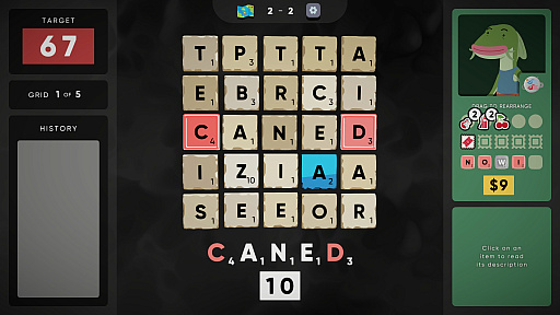 画像ギャラリー No.002のサムネイル画像 / 言葉を見つけて戦うローグライクワードパズル「Cursed Words: The Word Game That Isn't」(ほぼ日 インディーPick Up!)