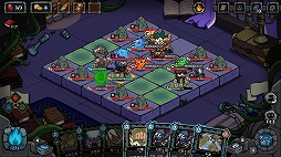 画像ギャラリー No.002のサムネイル画像 / デッキ構築型ローグライトと戦略バトルが融合したSRPG「黒夜輪廻 Re:Night」，体験版が日本語に対応。悪夢の中で戦うダークファンタジー