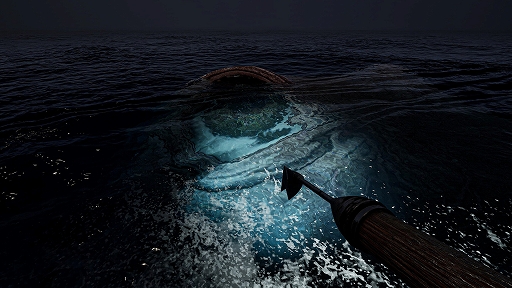 画像ギャラリー No.004のサムネイル画像 / チラズアート新作「UMIGARI | ウミガリ」,Steamで配信開始。奇妙な魚が現れる霧深い海を探索する一人称視点の銛漁ゲーム