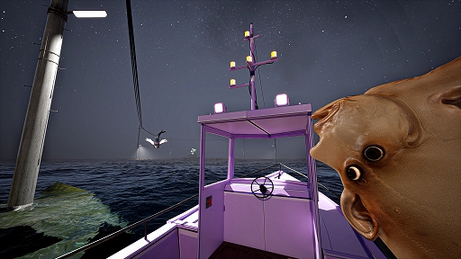 画像ギャラリー No.005のサムネイル画像 / チラズアート新作「UMIGARI | ウミガリ」,Steamで配信開始。奇妙な魚が現れる霧深い海を探索する一人称視点の銛漁ゲーム