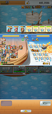 画像ギャラリー No.004のサムネイル画像 / 「飛空艇クエスト島」，iOS版が本日リリース。空に浮かぶ島々を舞台に，飛空艇で冒険に出る。カイロソフトのシミュレーションRPG