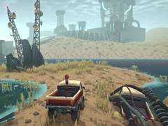 人工知能に支配された世界をピックアップトラックで冒険するドライブADV「DETOUR」，最新ゲームプレイトレイラーを公開