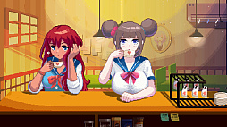 画像ギャラリー No.008のサムネイル画像 / Switch版「電気街の喫茶店」，パッケージ版リバーシブルジャケットを公開。イラストレーター栞しい氏，描き下ろしデザインを採用