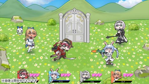 画像ギャラリー No.005のサムネイル画像 / ホロライブ3期生が暴れ散らかす2.5D対戦アクション「ホロライブファンタジーバトル」，2026年上半期にSteamで配信。最大4人で対戦できる