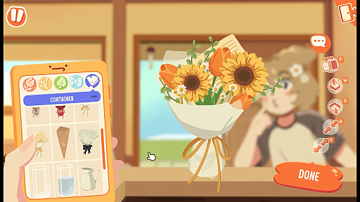 画像ギャラリー No.004のサムネイル画像 / 花屋になって人生を見つめ直す――タイのインディースタジオが贈る心温まる花屋シミュレータ「Puni the Florist」