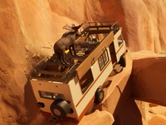 最大4人で協力しながらキャンピングカーとともに険しい山を進む。協力型アクションADV「RV There Yet?」,Steamで販売開始