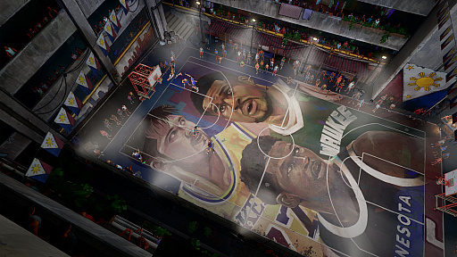 画像ギャラリー No.003のサムネイル画像 / 現役NBAスター選手による3on3のストリートバスケ。新作「NBA THE RUN」発表，トレイラー公開