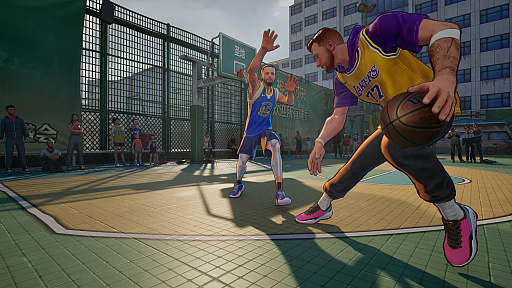 画像ギャラリー No.004のサムネイル画像 / 現役NBAスター選手による3on3のストリートバスケ。新作「NBA THE RUN」発表，トレイラー公開