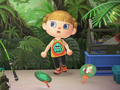 「あつまれ どうぶつの森」，「スプラトゥーン レイダース」コラボのマイデザイン配布開始。イカのタンクトップとコジャケのうちわが登場