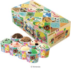 画像ギャラリー No.001のサムネイル画像 / B-R サーティワン アイスクリーム,コラボ商品「どうぶつの森 スペシャルセット」の追加販売を決定。モバイルオーダーで7月23日11:00から受付