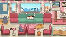 ネコの車掌さん