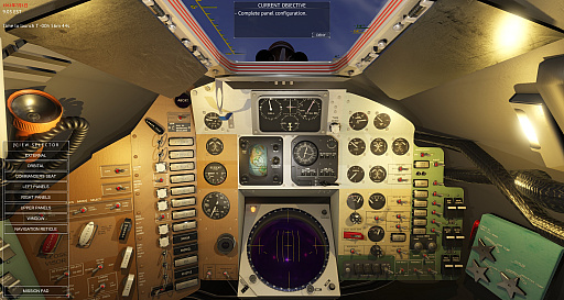 画像ギャラリー No.005のサムネイル画像 / 膨大な数のスイッチや計器におののく。「Reentry - A Space Flight Simulator」で,アポロ宇宙船の操縦(のごく一部)を体験してみた