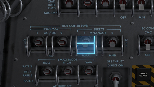 画像ギャラリー No.048のサムネイル画像 / 膨大な数のスイッチや計器におののく。「Reentry - A Space Flight Simulator」で,アポロ宇宙船の操縦(のごく一部)を体験してみた