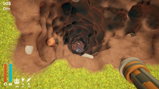 画像ギャラリー No.002のサムネイル画像 / 自宅の庭に穴を掘っていくSLG「A Game About Digging A Hole」，PS5 / Xbox Series X|S / Switch版を12月9日に配信