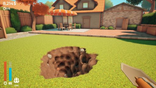 画像ギャラリー No.003のサムネイル画像 / 自宅の庭に穴を掘っていくSLG「A Game About Digging A Hole」，PS5 / Xbox Series X|S / Switch版を12月9日に配信