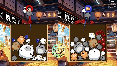 画像ギャラリー No.009のサムネイル画像 / ぷにぷにの猫たちと遊ぶ落ちものマージパズルゲーム「ぷにゃん for Nintendo Switch 2」本日発売。新モード「∞ぷにぷに」を実装